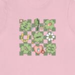 Checkered NICU St Patrick's Day T-Shirt - Image 11